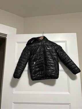 Nike Midweight Fill Hooded Jacket – Black Sz 7